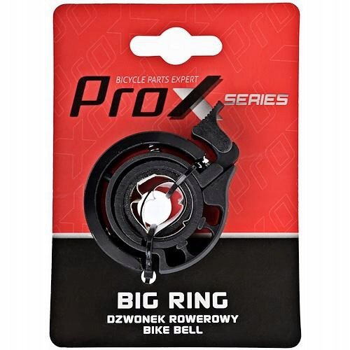 DZWONEK PROX BIG RING L02 czarny ALUMINIOWY