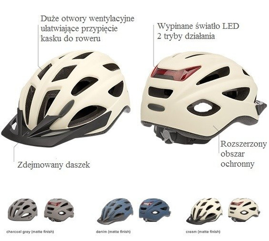 Kask Polisport CITY GO cream rozmiar M