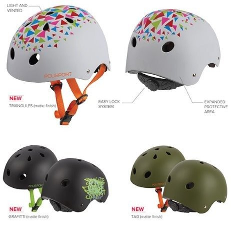 Kask Polisport URBAN RADICAL zielono /pomarańczowy