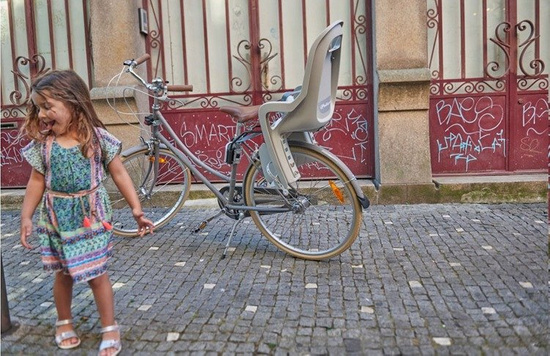 Fotelik Rowerowy Polisport GROOVY FF 29" grafitowo-szary